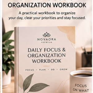 DAILY FOCUS & ORGANIZATION WORKBOOK