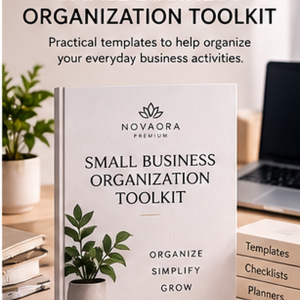 SMALL BUSINESS ORGANIZATION TOOLKIT