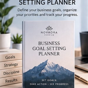 BUSINESS GOAL SETTING PLANNER