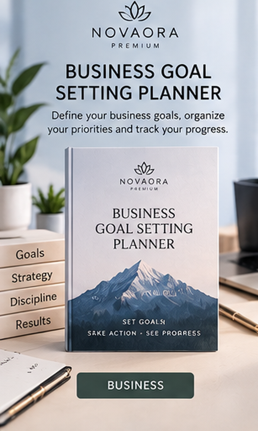 BUSINESS GOAL SETTING PLANNER